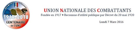 Communiqué National UNC
