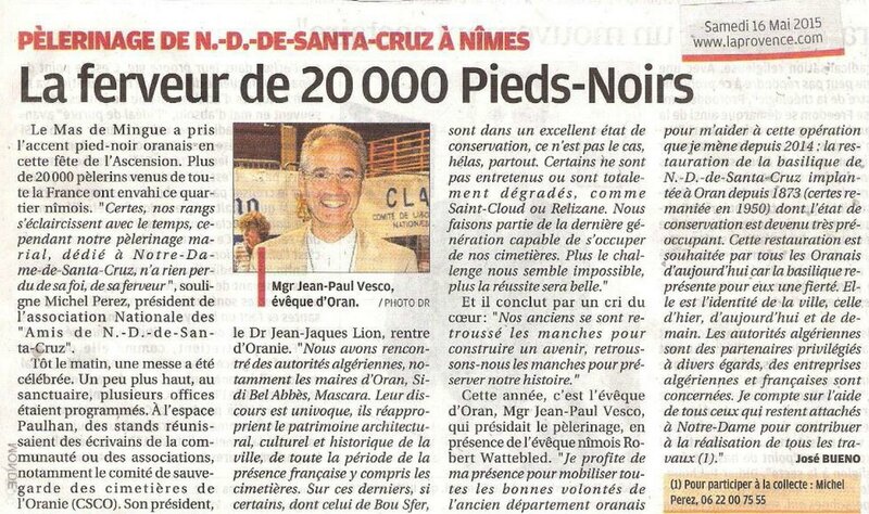Ascension -Nîmes 2015- Article La Provence 001